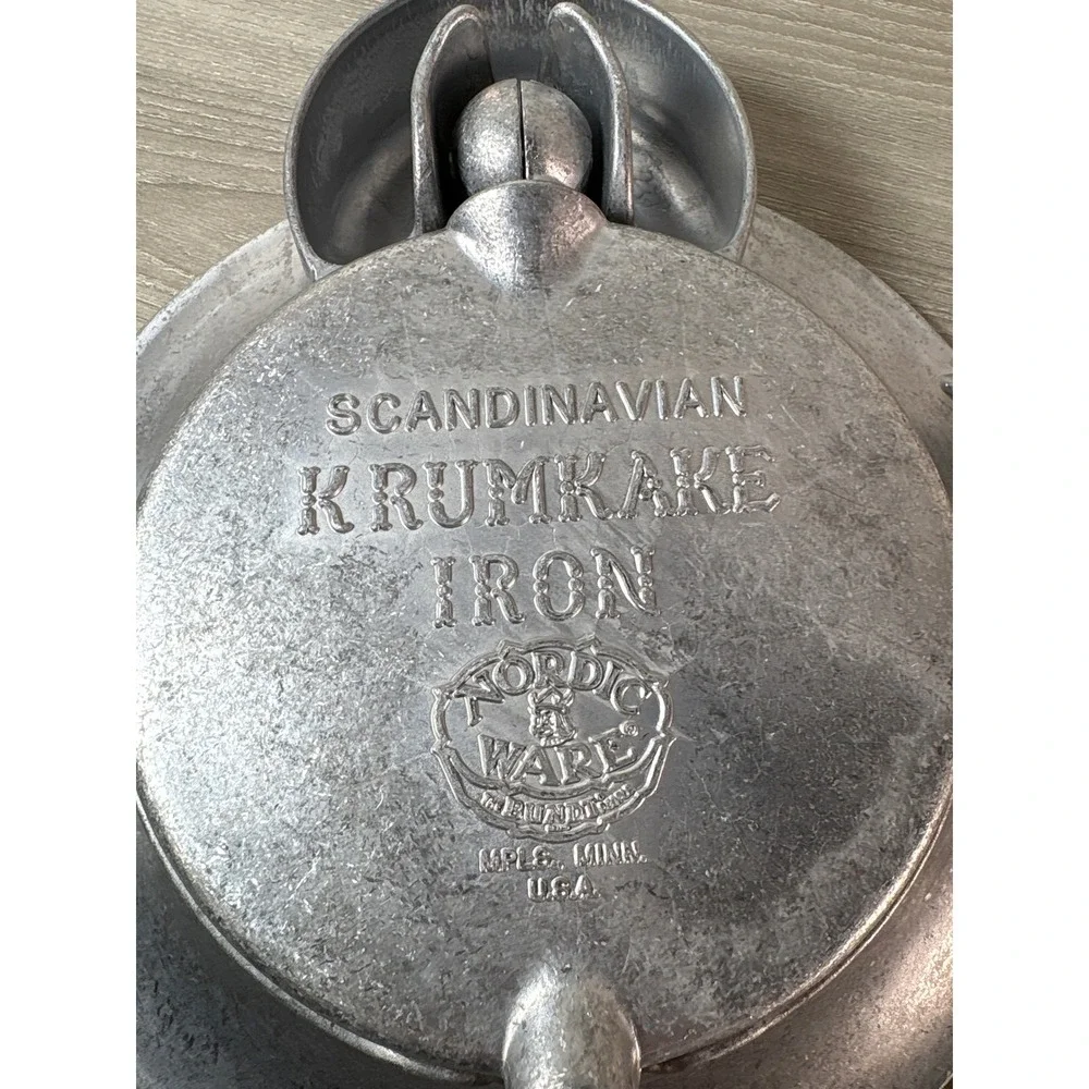 Nordic Ware Norwegian Krumkake and Pizzelle‎ Iron Stovetop USA